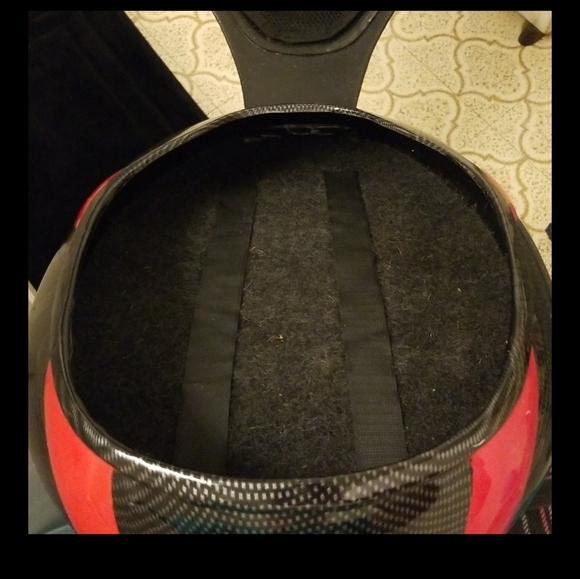 Speed Pac By Shook Design Aerodynamic Hard Shell Pack For Motorcyle Red & Blk - Picture 5 of 12